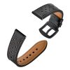 Tech-Protect bőrszíj Samsung Galaxy órához, 42 mm fekete