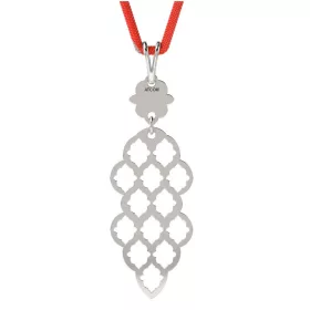 Ezüst medál piros zsinórral 62-es modell