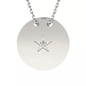 Ezüst függőlánc modell North Star