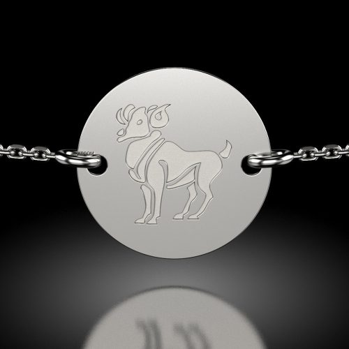 Kos modell1 ezüst lánc karkötő