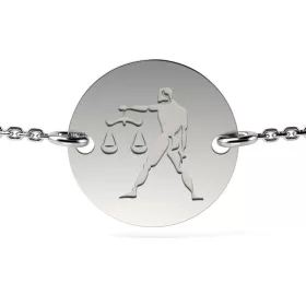 Libra modell ezüst lánc karkötő
