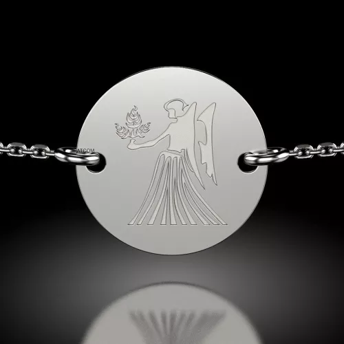 Ezüst lánc karkötő Virgo modell