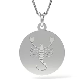 Ezüst függőlánc Scorpion modell