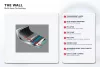 Flonal The Wall lábas 2 füllel és üvegfedővel, 24 cm, PB-Tech tapadásmentes, gáz/elektromos/üvegkerámia