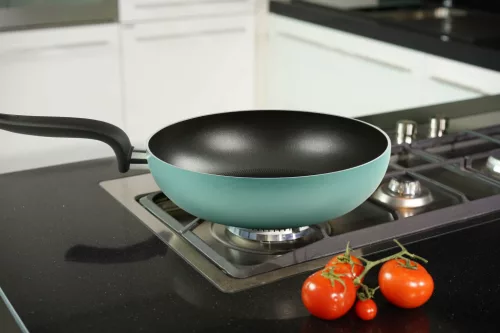 Flonal The Wall wok, 26 cm, vízbázisú PB-Tech tapadásmentes, 3,5 mm talp, gáz/elektromos/üvegkerámia