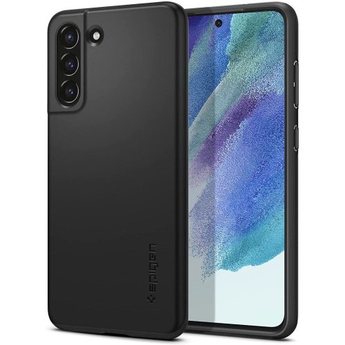 Spigen Thin Fit tok Samsung Galaxy S21 FE fekete készülékhez