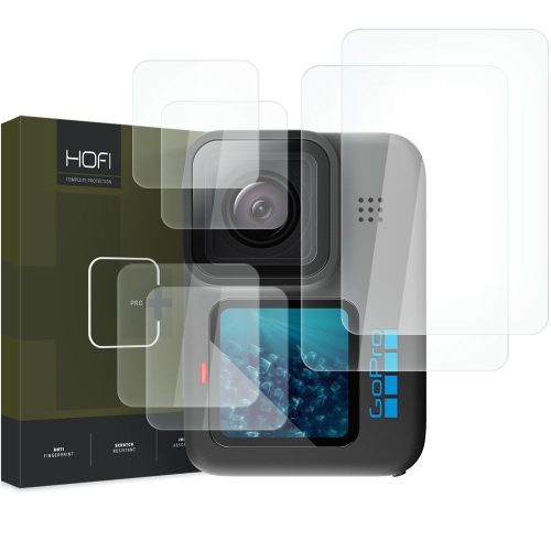 2 db védőfólia készlet Hofi Glass Pro+ for Gopro Hero 9/10/11/12 Átlátszó